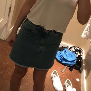 Jean skirt Pac sun
